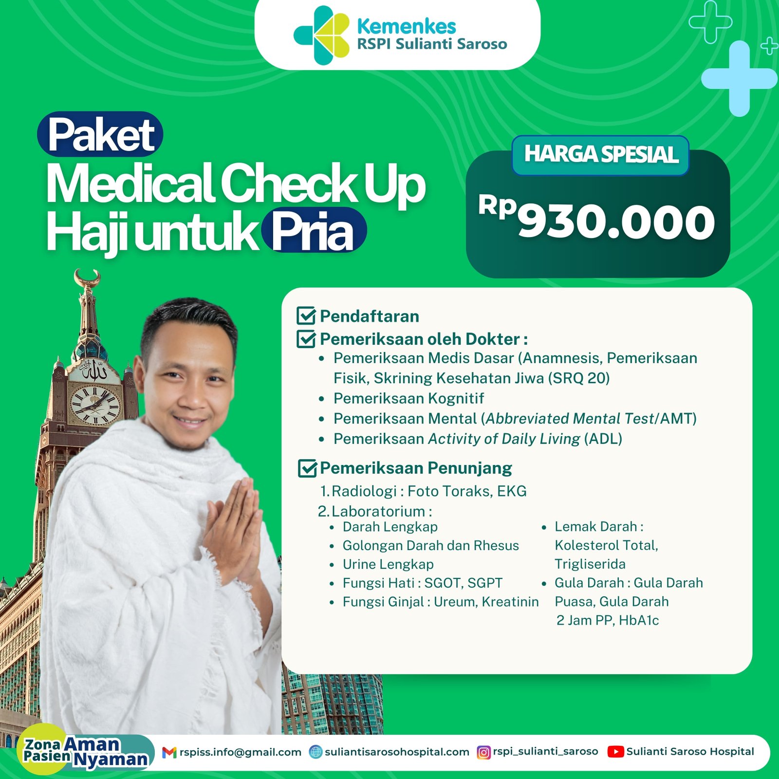 Poster Paket Medical Check Up Haji